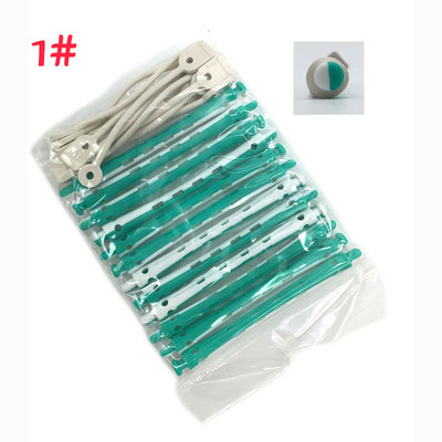 12 kom/set Frizerski salonski uvojak za kosu s hladnim valovima Šipke za uvijače za uvijače Perms s gumicom za djevojčice Alat za oblikovanje U1123