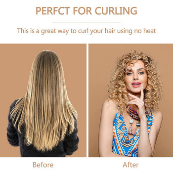 12 ΤΕΜ/Σετ Soft Hair Curlers Rollers Hair Sponge Without Heat Sleep Styling Hairstyles Εργαλεία για Γυναικεία Προϊόντα Κομμωτηρίου
