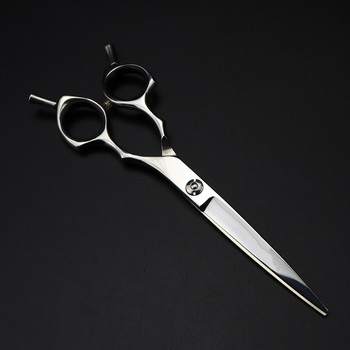 Професионална JP 440c стомана 6,5 \'\' ножици за рязане Сребърни ножици за подстригване фризьорски ножици за подстригване фризьорски ножици