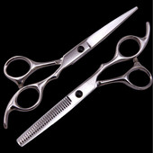 Profesionalios Japan 6kr plieninės 6 colių plaukų žirklės Pjovimo žirklės kirpykla makas retinimo žirklės kirpėjas kirpyklų žirklės