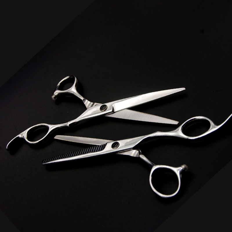 Profesionalios Japan 6kr plieninės 6 colių plaukų žirklės Pjovimo žirklės kirpykla makas retinimo žirklės kirpėjas kirpyklų žirklės