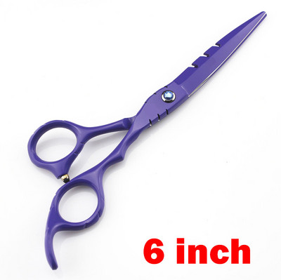 Foarfece profesionale noi 9cr13 de 6 și 5,5 inci violet pentru subțiere set de foarfece de coafură pentru coafură Livrare gratuită