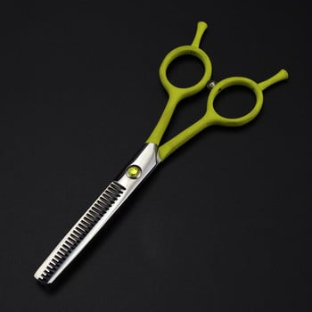 Професионална Япония 440c 5 \'\' Жълта ножица Ножици за гримиране Ножици за подстригване Бръснарни ножици за подстригване Фризьорски ножици