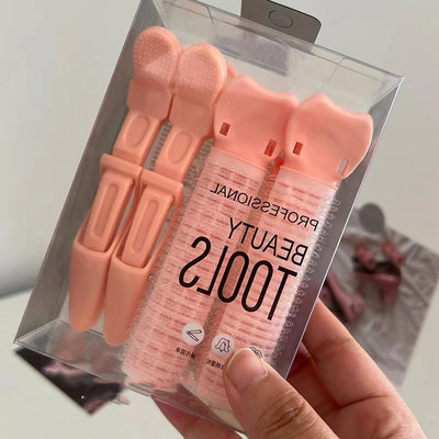 4gab Dabiski pūkaini matu sprādzes Matu ruļļi, kas guļ nakti atkārtoti lietojami matu sakņu sprādzes Sieviešu meiteņu pārnēsājami veidošanas rīki