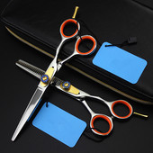 Επαγγελματικό ψαλίδι μαλλιών japan 440c χάλυβα 6 ιντσών σετ ψαλιδιών κομμωτικής κουρέας κομμωτήριο κομμωτήριο makas σετ ψαλιδιών κομμωτηρίου