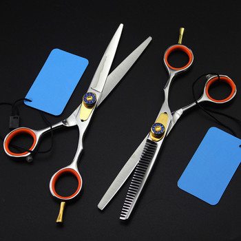 Професионална японска стомана 440c 6 инча ножици за подстригване бръснар makas салон за подстригване фризьорски ножици комплект фризьорски ножици