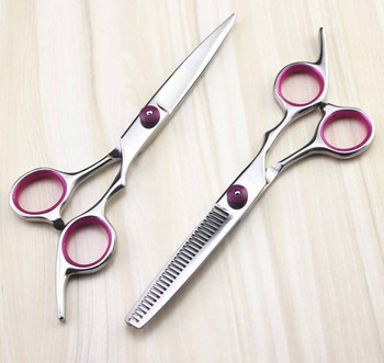 професионална Япония 440c 6cr13 6-инчови комплект ножици за подстригване изтъняващи ножици фризьорски фризьорски ножици Безплатна доставка