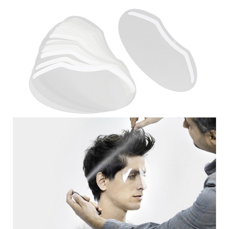 Protecție facială de siguranță Vizor de protecție complet din plastic reutilizabil pentru fixativ, tuns breton, vopsire fierbinte a părului
