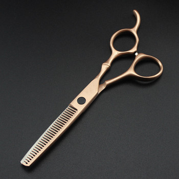 професионална япония 440c стомана 6\'\' розово злато бамбукови ножици за подстригване фризьорски фризьорски ножици фризьорски ножици