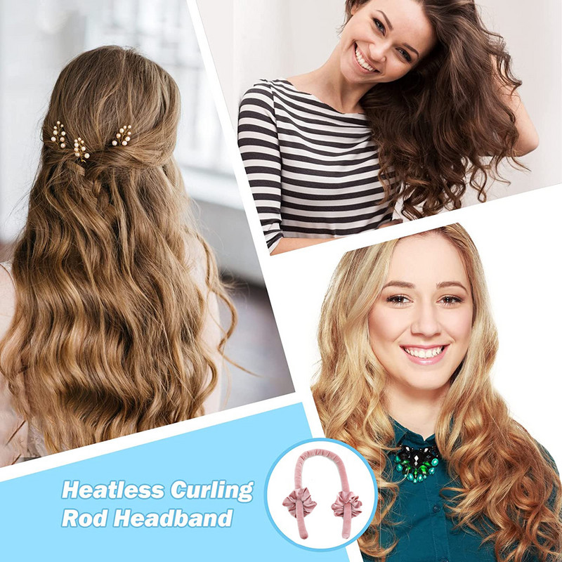 dodaci za kosu uvijač kovrče bez zagrijavanja kovrčavi proizvodi za ljepotu 3-dijelni set Baršunasto uvijače fleksi šipke čarobni frizerski alati