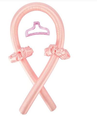 Nekarsējama kērlinga stieņa galvas saite Lazy Curler Zīda kērlinga lente Zīda kērlinga lente Karstuma matu kērlinga lente Padara matus cirtainus