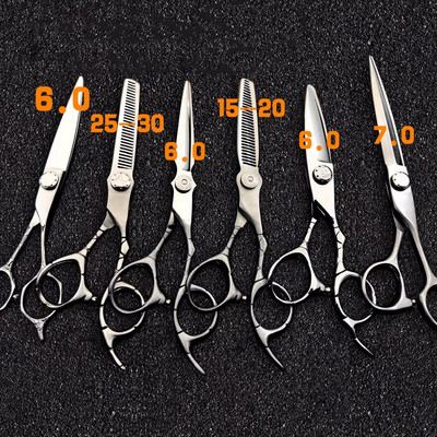 VG-10 Damascus škare za kosu Profesionalne visokokvalitetne 6 inčne frizerske laserske oštrice brijača Rezanje Stanjivanje brijačke škare