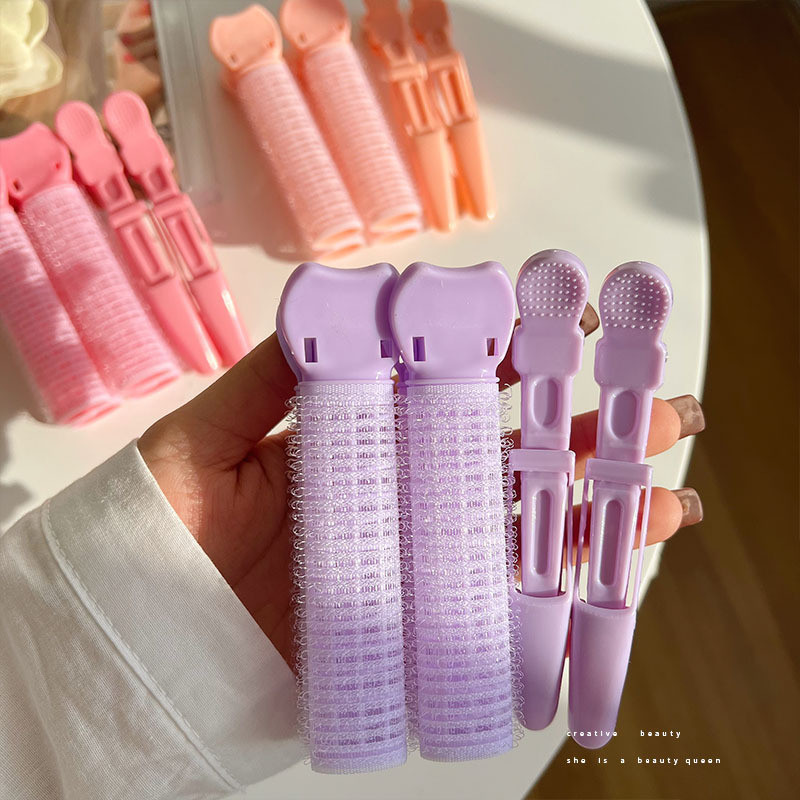 Hair Root Fluffy Clip Σετ Σγουρά Μαλλιά Σγουρά Μαλλιά Ρολό Μαλλιά Φυσικά Χνουδωτά Κτυπήματα Κλιπ styling Hair Pin Κορεάτικα αξεσουάρ μαλλιών