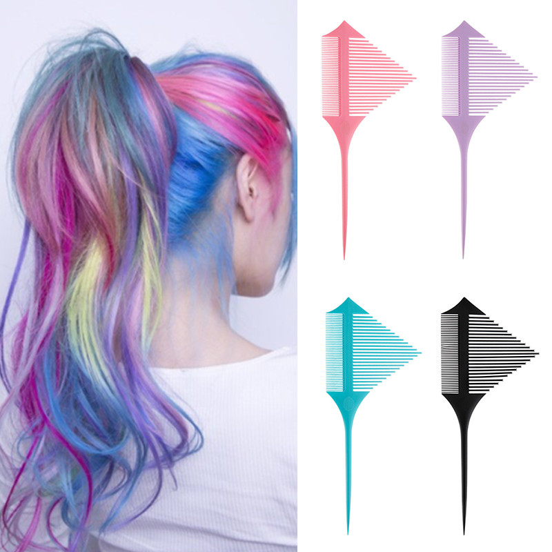 Češalj za bojanje kose Šiljati rep Češalj Antistatički Frizerski pribor Češalj za isticanje frizera Plastični praktični fleksibilni