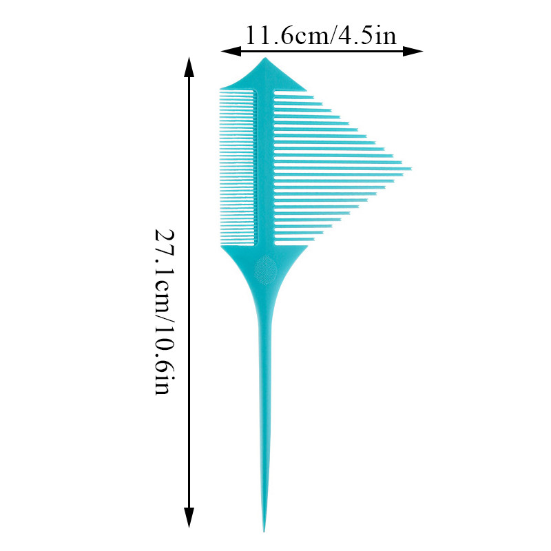Češalj za bojanje kose Šiljati rep Češalj Antistatički Frizerski pribor Češalj za isticanje frizera Plastični praktični fleksibilni