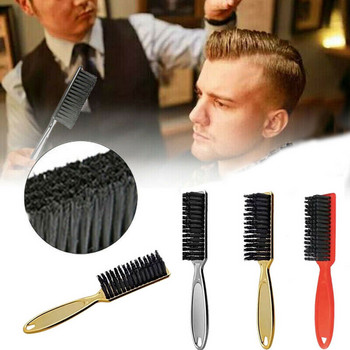 Нова мека четка за почистване на коса Barber Neck Duster Гребен за премахване на счупена коса Инструменти за оформяне на коса Пластмасова дръжка Фризьорски гребен