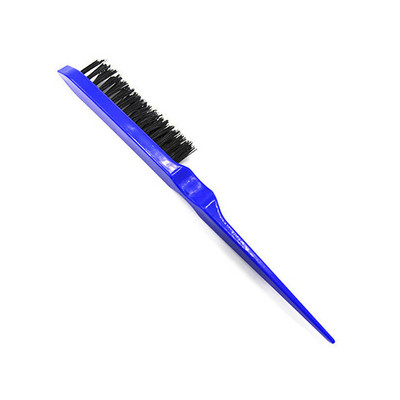 Salon profesional cu mâner din lemn, perie de păr naturală de mistreț, pieptene de păr pufos, pieptene subțire, perie de păr, instrument de frizerie