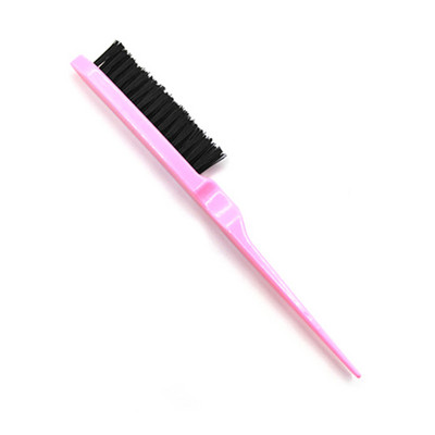 Salon profesional cu mâner din lemn, perie de păr naturală de mistreț, pieptene de păr pufos, pieptene subțire, perie de păr, instrument de frizerie