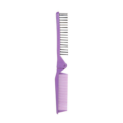Salon profesional cu mâner din lemn, perie de păr naturală de mistreț, pieptene de păr pufos, pieptene subțire, perie de păr, instrument de frizerie