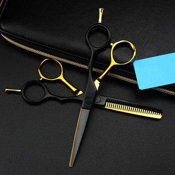 2 цвята професионална япония 440c 5,5 \'\' комплект ножици за подстригване фризьорски ножици за подстригване фризьорски ножици