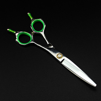 професионална япония 440c 6 инча извита ножица за коса салонна ножица бръснар makas ножици за подстригване фризьорски ножици