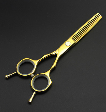 Нов 440c 5,5 инча симетрия Двустранна ножица за изтъняване ножици за подстригване комплект бръснарски ножици ножици фризьорски ножици