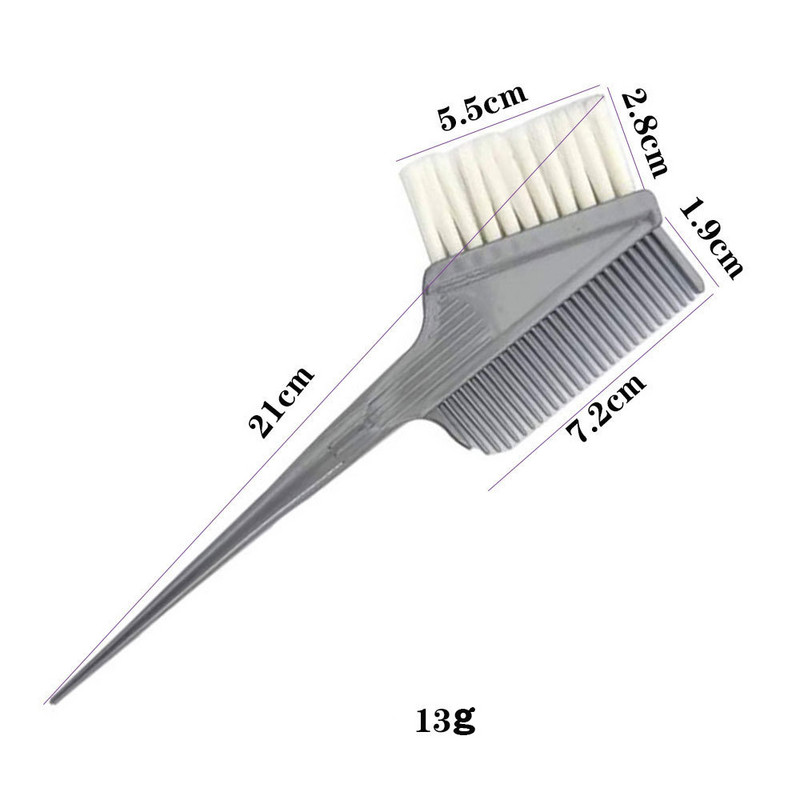 1tk Juuksevärvimispintslid Pehme värvipintsel Kodu DIY Juuksevärvimiskamm juuksurile Kodusalong Juuksevärvimispintslid Kammid