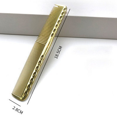 Galvaniseeritud kullaga juuksekamm Pro Juuksurikammid Üliõhukesed juuste lõikamine Värvimine juuksehari Juuksuri tööriistad Salongitarvikud