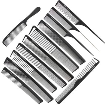 Mythus Hair Cutting Carbon Comb Ανθεκτικά Αντιστατικά Εργαλεία Styling Barber Stylist Rat Tail Comb Χτένα κομμωτηρίου για περιποίηση μαλλιών