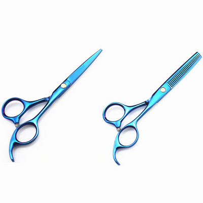 Japonia profesională 440c 5.5 inch foarfece de tuns frizer makas foarfece de subțiere set de foarfece de coafură