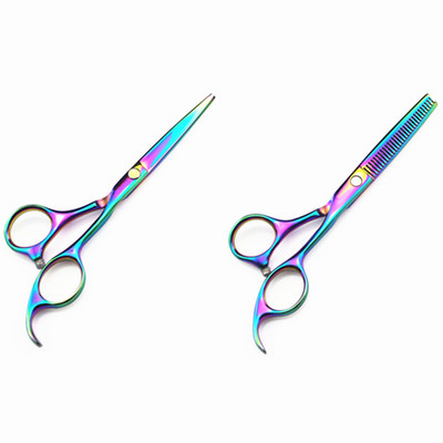 Japonia profesională 440c 5.5 inch foarfece de tuns frizer makas foarfece de subțiere set de foarfece de coafură