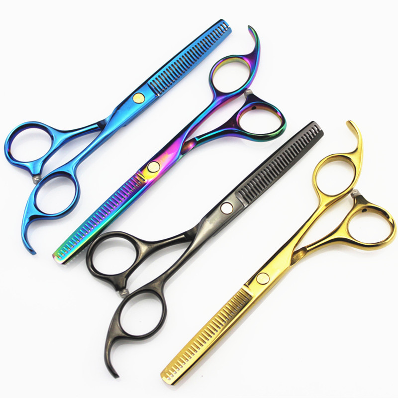 Japonia profesională 440c 5.5 inch foarfece de tuns frizer makas foarfece de subțiere set de foarfece de coafură