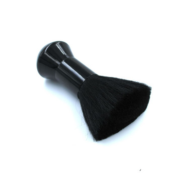 1 τεμ. Μαλακό μαύρο λαιμό για το πρόσωπο με ξεσκονόπανο για γένια βούρτσες κουρέας Καθαρισμός μαλλιών Κομμωτήριο Κομμωτήριο Εργαλεία μακιγιάζ κομμωτικής