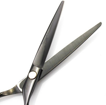 Нов професионален комплект черни ножици за коса 440c 5,5 инча комплект фризьорски ножици за рязане на коса фризьорски ножици комплект фризьорски ножици