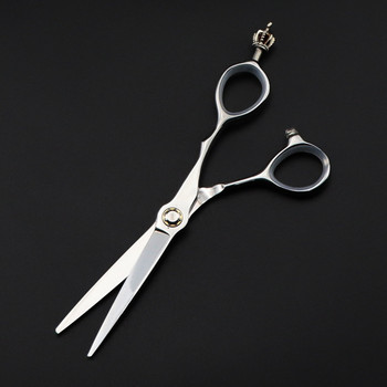 професионална Япония 440c стомана 6 инча Crown носеща ножици за подстригване фризьорски ножици инструменти фризьорски ножици