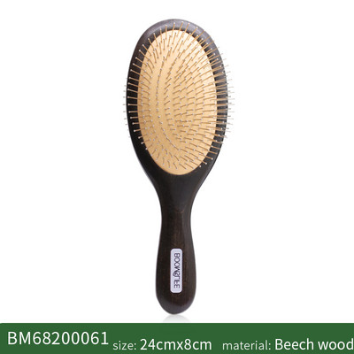 Plieninis plaukų šepetėlis Mentelinis plaukų šepetys Moteriškas galvos odos masažas Medinis plaukų šepetys Metalinis nerūdijančio plieno formavimo šukos Garbanotos kirpėjo šukos