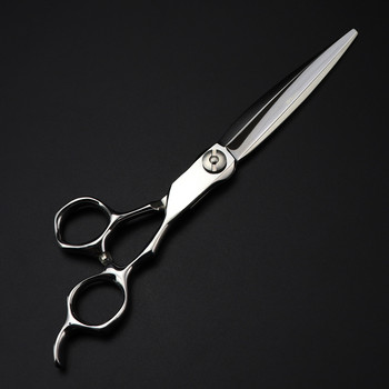 Професионална Япония 440c 7\'\' Висококачествена ножица за подстригване на домашни кучета Подстригване Бръснарска прическа Изтъняващи ножици Фризьорски ножици