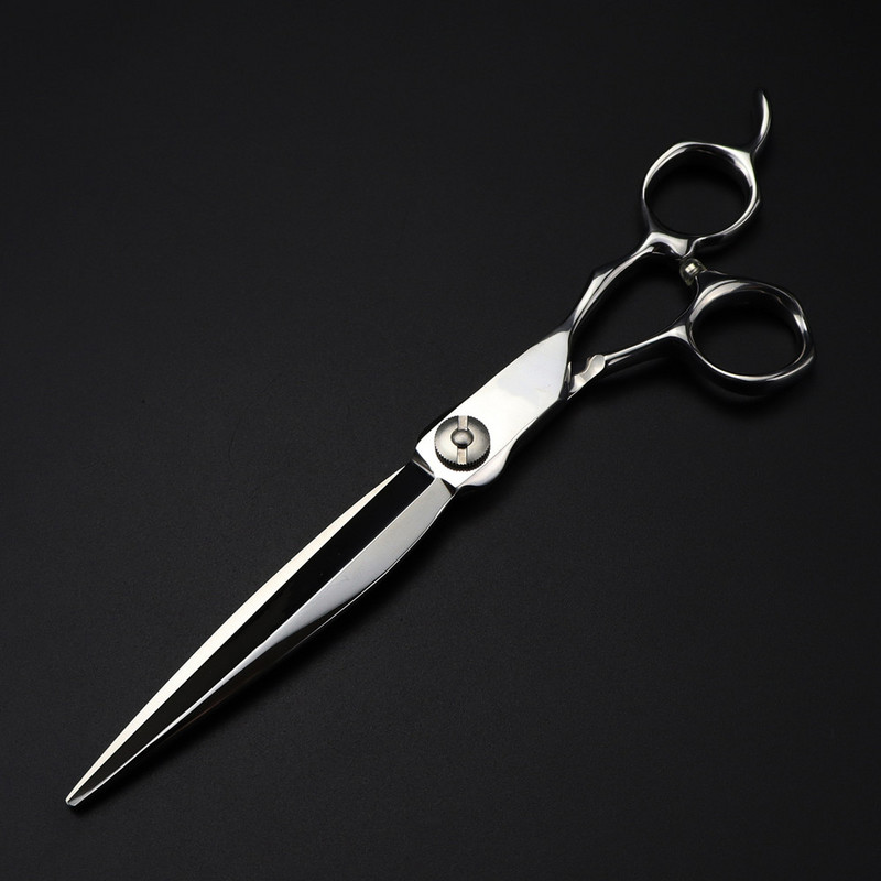 Profesionali Japan 440c 7 '' Prabanga naminių šunų kirpimo plaukų žirklės Kirpimas Kirpėjo kirpimas Retinamas žirklės Kirpykla Žirklės