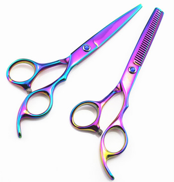 Професионални 6-инчови ножици за коса Комплект ножици за подстригване kappers scharen salon makas изтъняващи ножици бръснарски фризьорски ножици