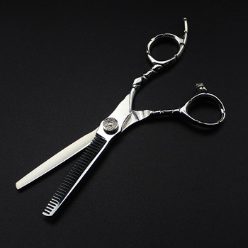 професионална япония 440c 6-инчови ножици за коса с ивици фризьорски ножици за подстригване makas грим ножици за подстригване фризьорски ножици