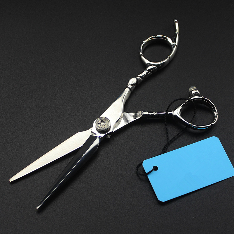 profesionalios japan 440c 6 colių juostos plaukų žirklės kirpimas kirpėjas makas makiažas kirpimas retinimas žirklės kirpyklos žirklės