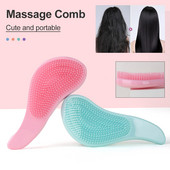 1db Hot Magic Handle fésű antisztatikus masszázs hajkefe Tangle Detangle zuhany masszázs hajkefe fésű szalon hajformázó eszköz