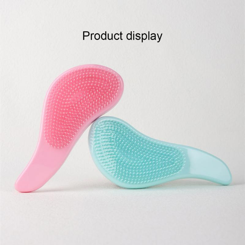 1db Hot Magic Handle fésű antisztatikus masszázs hajkefe Tangle Detangle zuhany masszázs hajkefe fésű szalon hajformázó eszköz