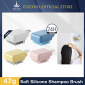 Silikonska glava Tijelo Za pranje Čista njega Korijen kose Svrbež Masaža vlasišta Češalj Tuš Četka Kupanje Spa Šampon protiv peruti
