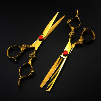 професионална япония 440c 6\'\' ножици за подстригване на златен дракон фризьорски ножици за подстригване фризьорски ножици фризьорски ножици