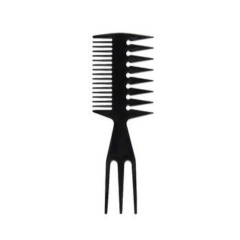 Преносим стилизиращ гребен Фризьорски гребен за коса Професионален висококачествен черен комплект Антистатичен комплект инструменти за грижа за косата Грижа за косата