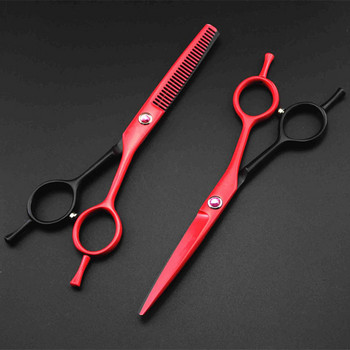 Персонализирайте лого japan 440c 5,5 инча подстригване фризьорски салон ножици подстригване изтъняване бръснар ножици за подстригване комплект фризьорски ножици