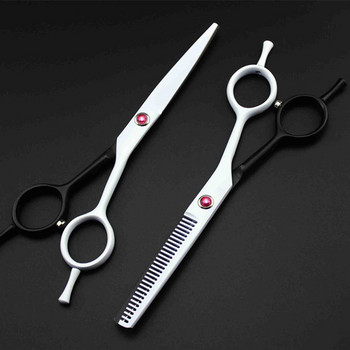 Персонализирайте лого japan 440c 5,5 инча подстригване фризьорски салон ножици подстригване изтъняване бръснар ножици за подстригване комплект фризьорски ножици
