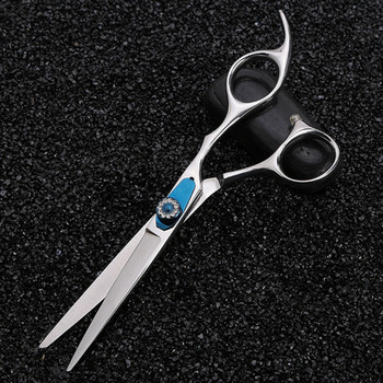професионална япония 440c 6-инчови скъпоценни камъни ножици за рязане бръснарски ножици makas ножици за подстригване фризьорски ножици