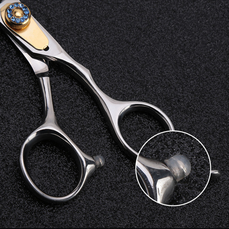 Japonia profesională 440c 6 inch forfecură de păr tăiat cu pietre prețioase foarfece de frizerie makas foarfece de tunsoare de subțiere foarfece de coafură